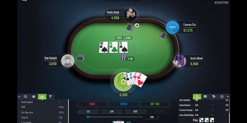 Poker King – Lá K Và Sức Mạnh Thực Chiến Cùng Jun88 6 Poker king board với ba lá K tạo tứ quý khủng