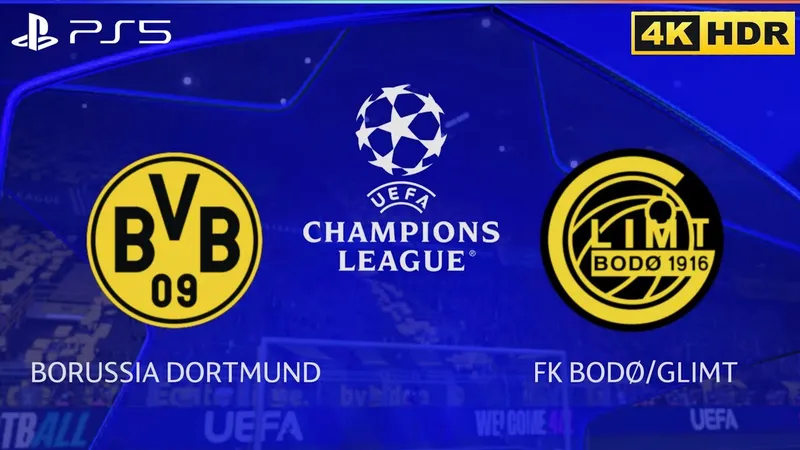 Cầu thủ Dortmund nỗ lực cướp bóng khỏi cầu thủ Bodo/Glimt trong trận đấu quyết liệt. Cầu thủ Dortmund nỗ lực cướp bóng khỏi cầu thủ Bodo/Glimt trong trận đấu quyết liệt.