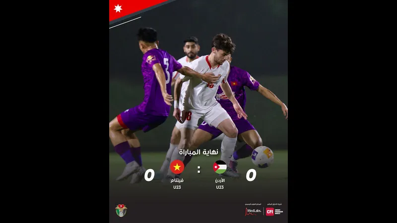Trận đấu U23 Việt Nam vs U23 Jordan Trận đấu U23 Việt Nam vs U23 Jordan
