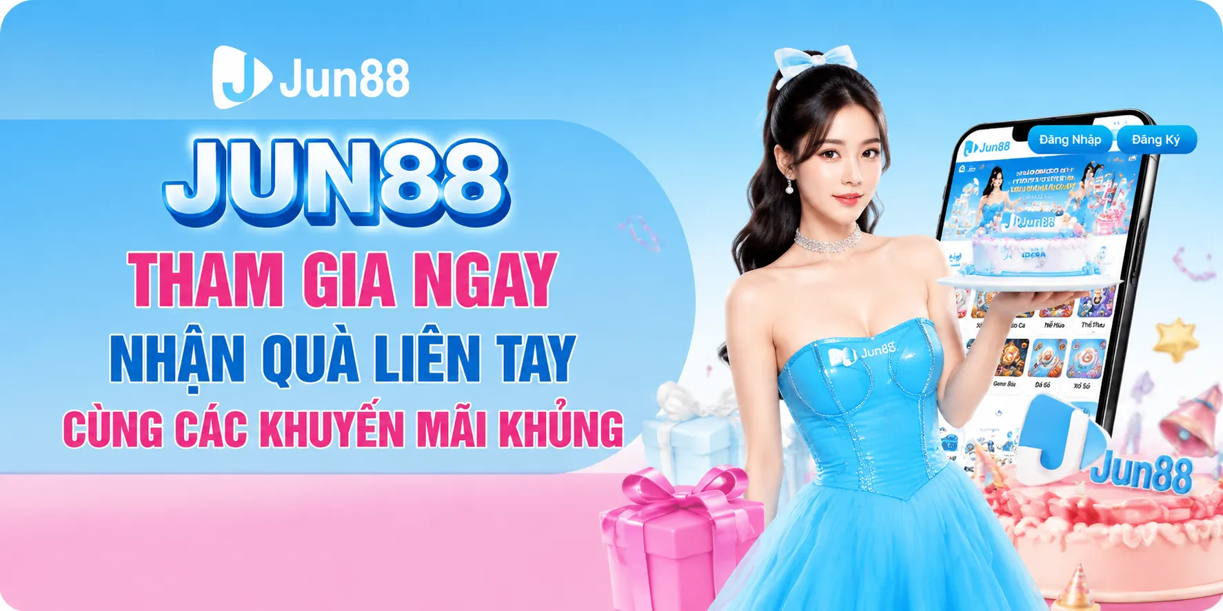 jun88 tham gia ngay nhận quà liền tay cùng các khuyến mãi khủng